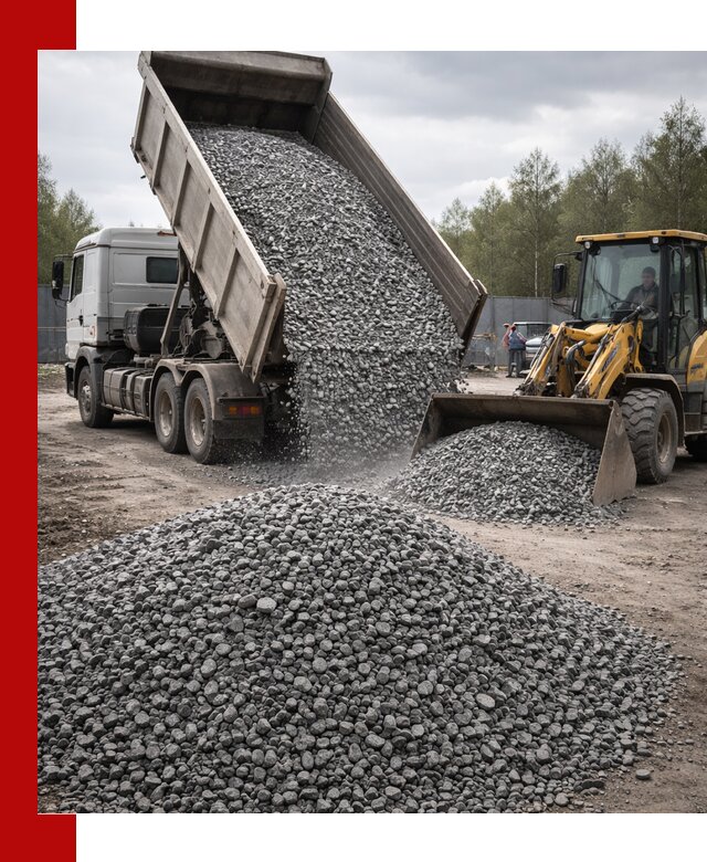 Доставка и продажа щебня гранитного в Горном-Алтайске