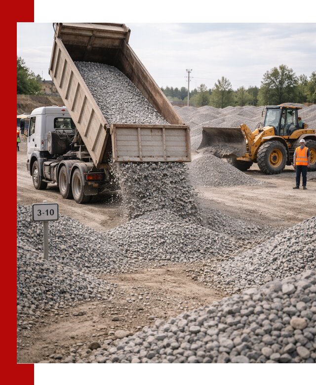 Гранитный щебень фракции 3–10: доставка и продажа в Горном-Алтайске