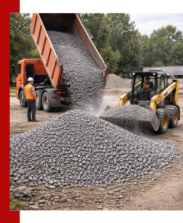 Купить гранитный щебень фракции 5–10 в Горном-Алтайске с доставкой