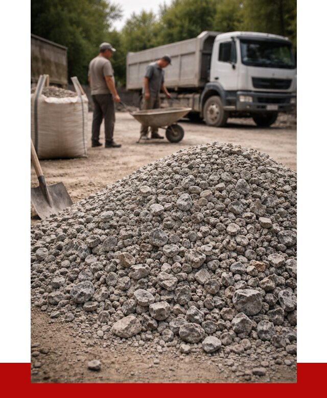 Гранитный щебень фракция 20-40 в Горном-Алтайске от 3318 руб. ПРОНЕРУДГрн