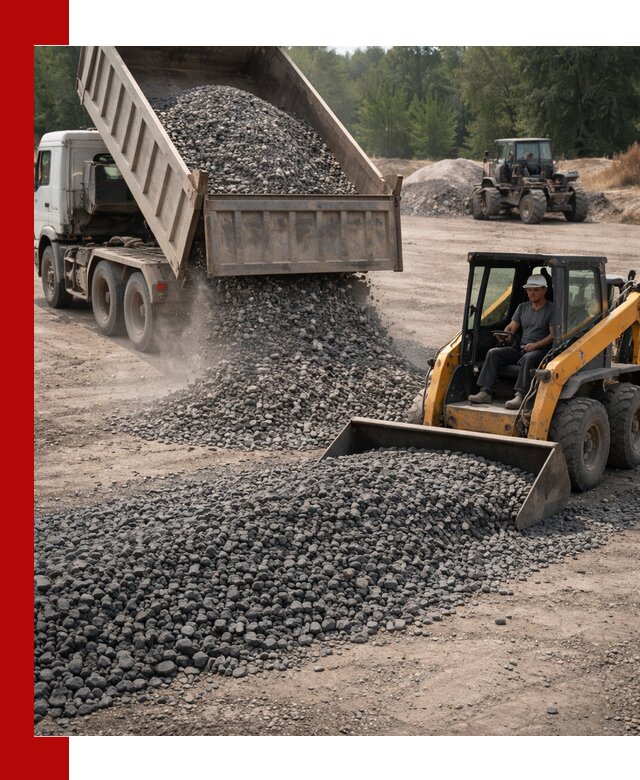 Гранитный щебень фракция 40-70 с доставкой в Горном-Алтайске