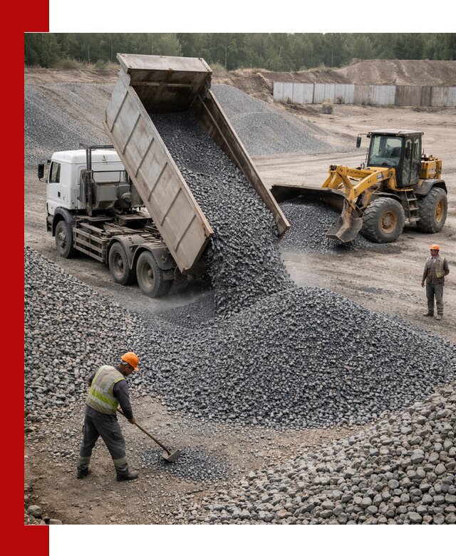 Щебень габбро-диабаз фр. 5-20 с доставкой в Горном-Алтайске