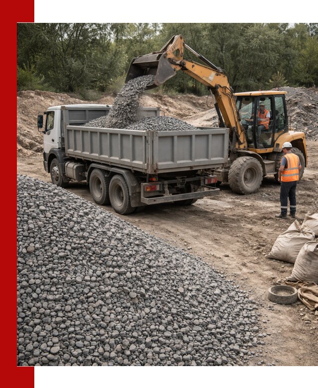 Доставка гравийного щебня в Горном-Алтайске оптом и в розницу