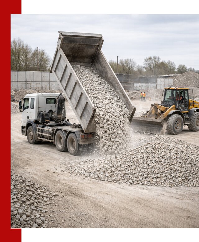 Доставка и продажа известнякового щебня в Горном-Алтайске