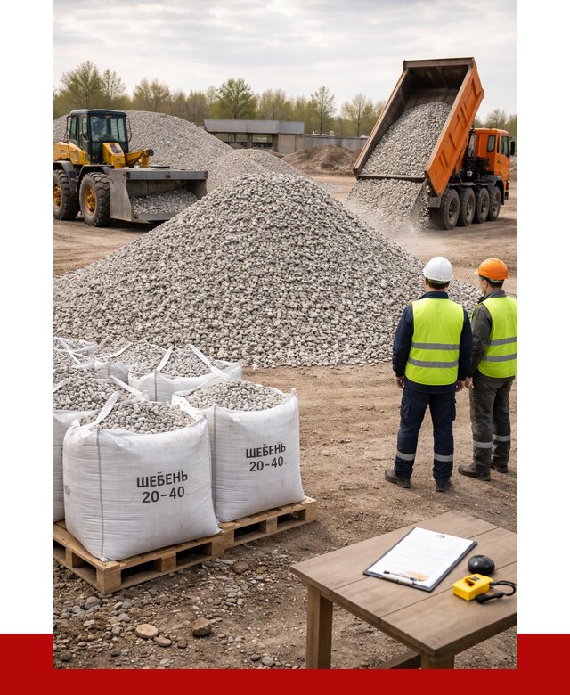 Известняковый щебень 20-40 в Горном-Алтайске от 2177 р. ПРОНЕРУДГрн