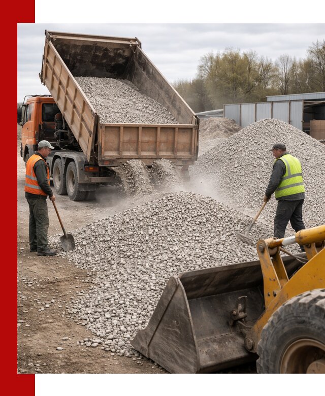 Доломитовый щебень фракции 5-20 с доставкой в Горном-Алтайске