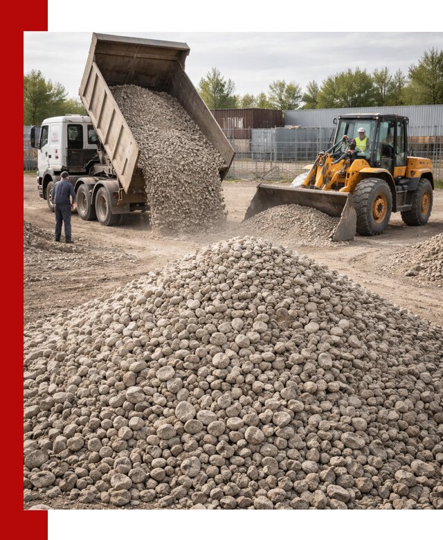 Доломитовый щебень фракции 20–41 с доставкой в Горном-Алтайске