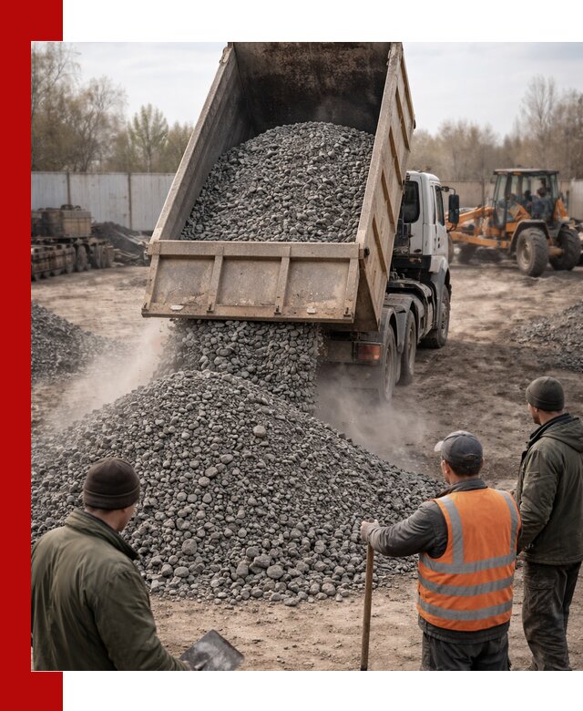 Доставка шлакового щебня в удобные сроки по выгодной цене в Горном-Алтайске