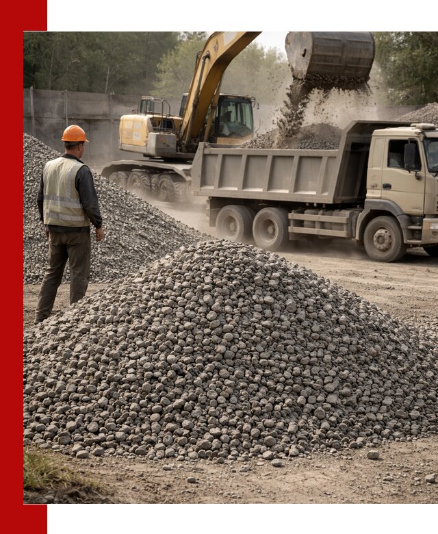 Шлаковый щебень фракция 5-20 с доставкой в Горном-Алтайске