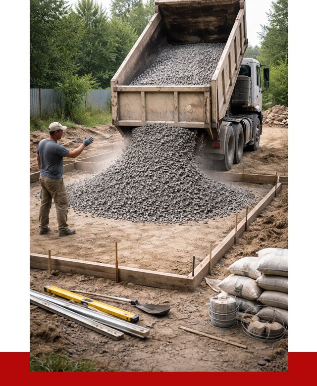 Купить щебень для фундамента в Горном-Алтайске от 4666 р. | ПРОНЕРУДГрн