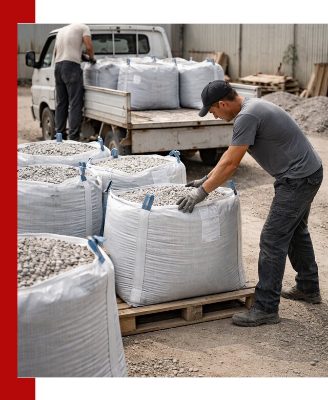 Доставка щебня в мешках по выгодным ценам в Горном-Алтайске