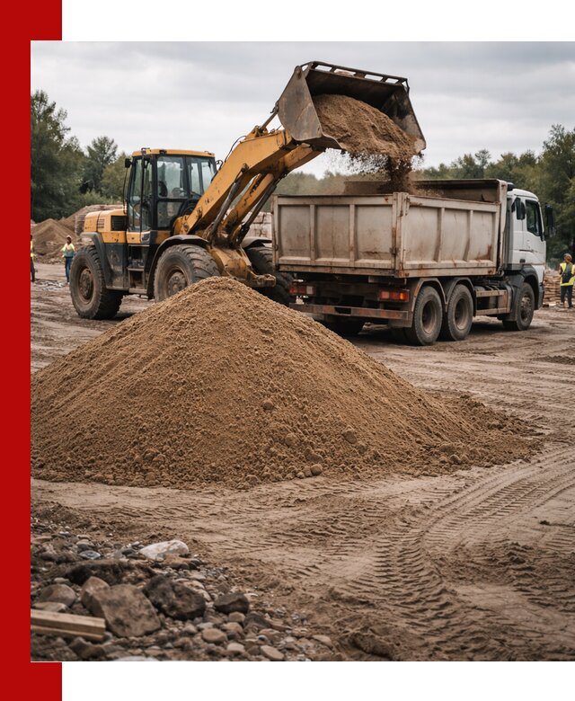 Доставка речного песка навалом в Горном-Алтайске быстро и выгодно