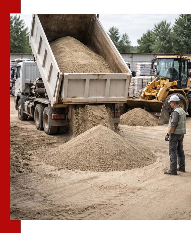 Поставка и доставка песка для бетона в Горном-Алтайске