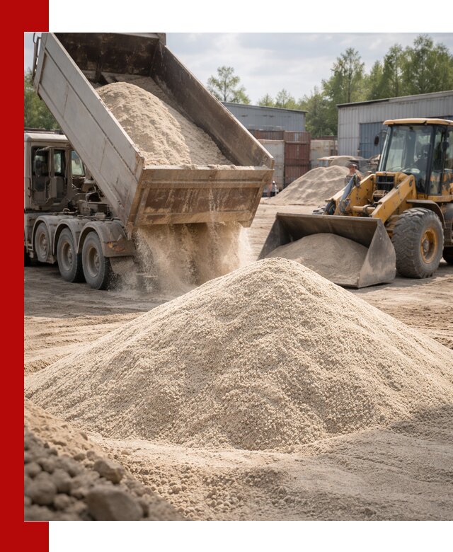 Кварцевый песок с доставкой в Горном-Алтайске для строительных работ