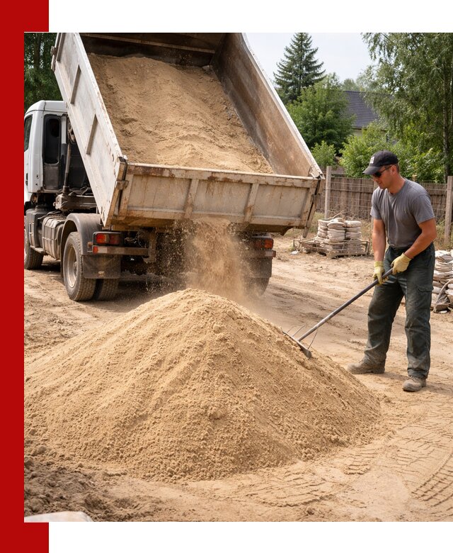 Доставка сухого песка самосвалами в Горном-Алтайске