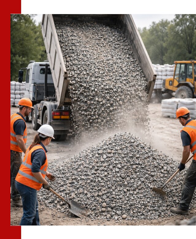Доставка гравия и камня в Горном-Алтайске оптом и в розницу