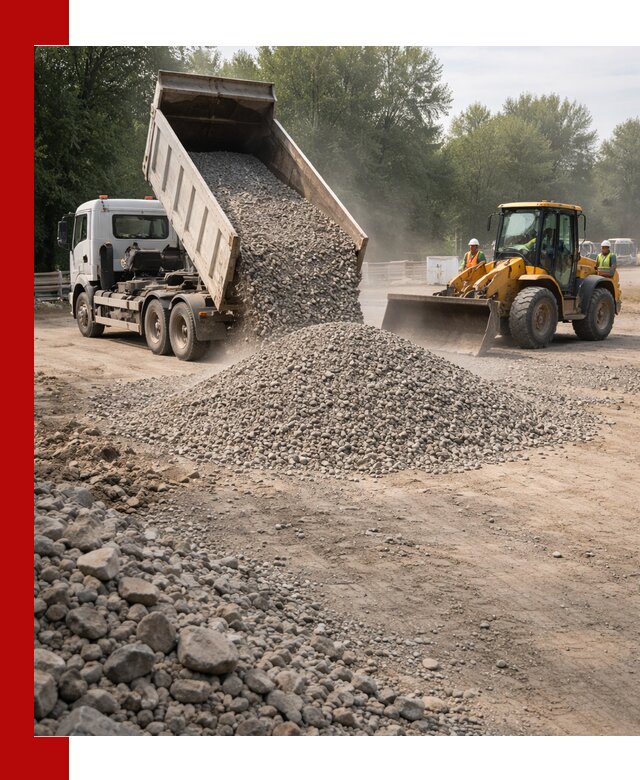 Гравий фракция 5–20 доставка в Горном-Алтайске оптом и в розницу
