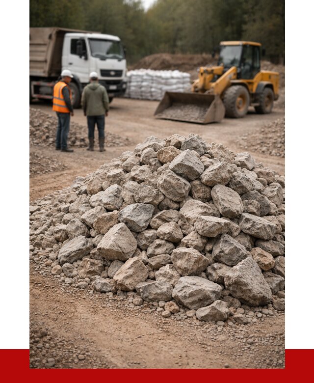 Купить бутовый камень с доставкой в Горном-Алтайске от 2385 р. | ПРОНЕРУДГрн