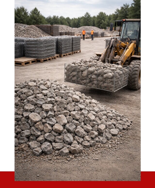 Камень для габионов фракция 70-150 в Горном-Алтайске от 4355 р. | ПРОНЕРУДГрн