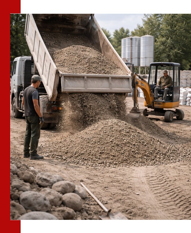 Доставка ПГС С3 в Горном-Алтайске самосвалами и миксерами