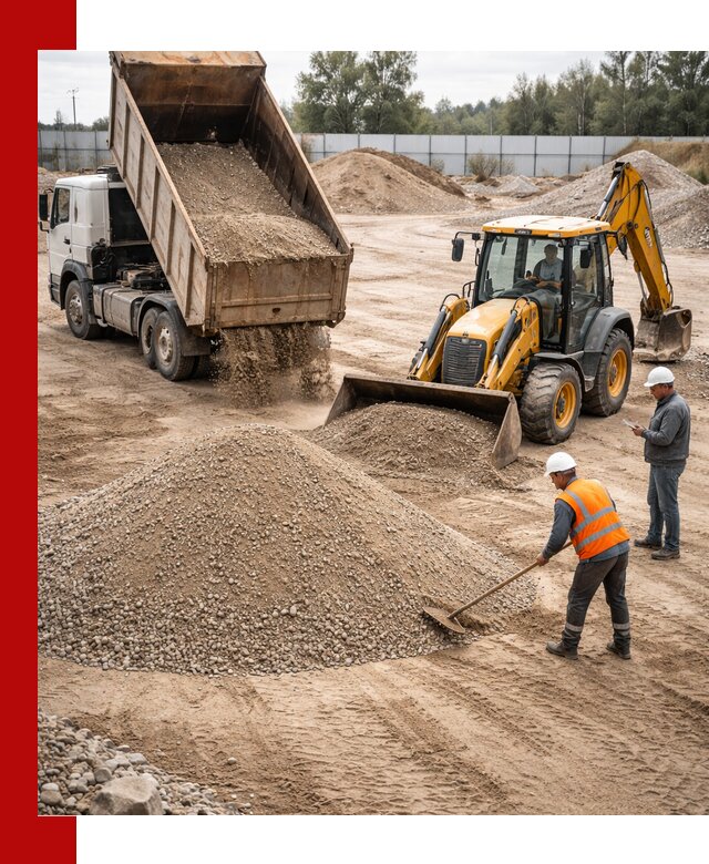 Поставка и доставка ПГС С4 в мешках и самосвалах в Горном-Алтайске