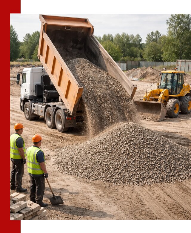 Доставка щебёночно-песчаной смеси ЩПС С7 в Горном-Алтайске
