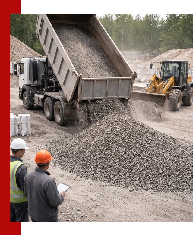 Доставка и продажа гранитного отсева 0-10 в Горном-Алтайске