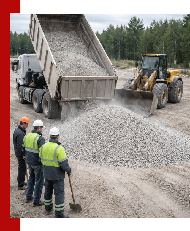 Известняковый отсев 0-5 доставка в Горном-Алтайске быстро и выгодно