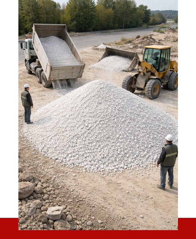 Белая мраморная крошка в Горном-Алтайске от 4355 р. с доставкой | ПРОНЕРУДГрн