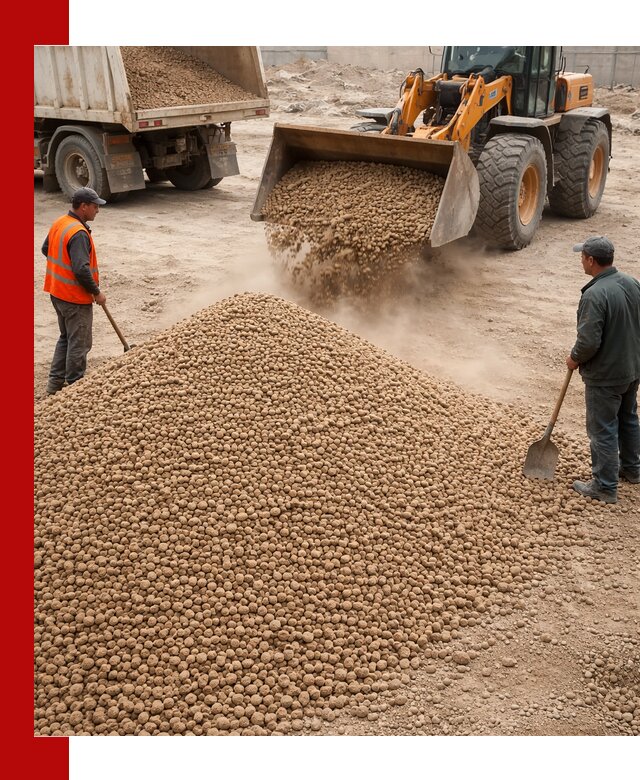 Керамзит фракция 10-20 с доставкой в Горном-Алтайске