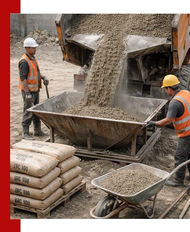 Доставка цементно-песчаной смеси М100 в Горном-Алтайске