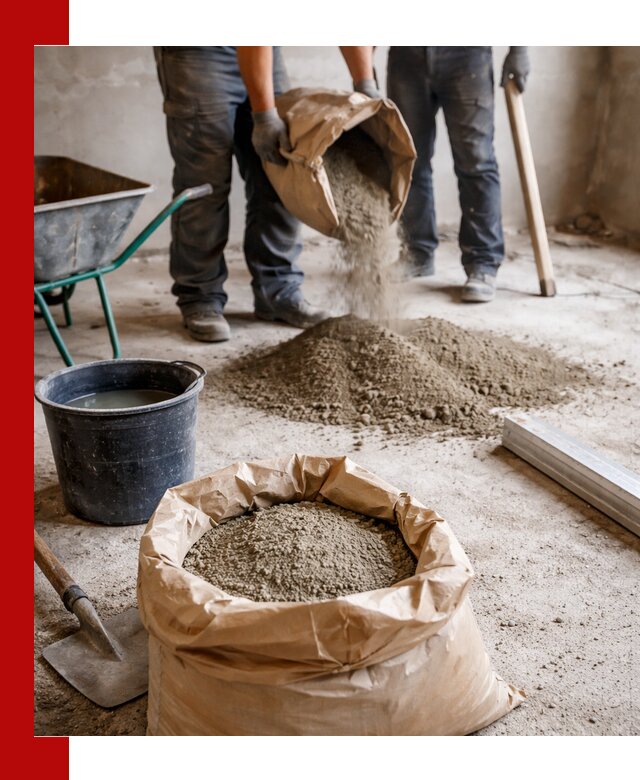 Доставка сухой смеси для стяжки в Горном-Алтайске