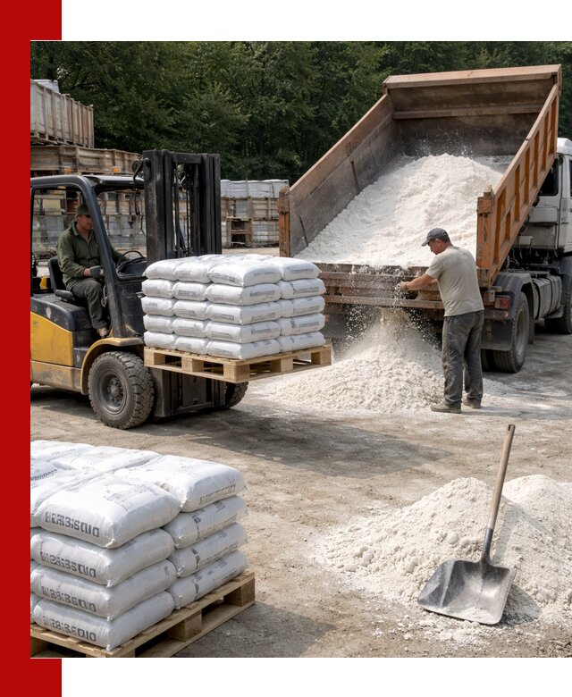 Доставка строительной извести оптом и в розницу в Горном-Алтайске