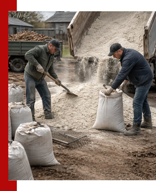 Доставка извести пушонки в Горном-Алтайске оптом и мелким оптом