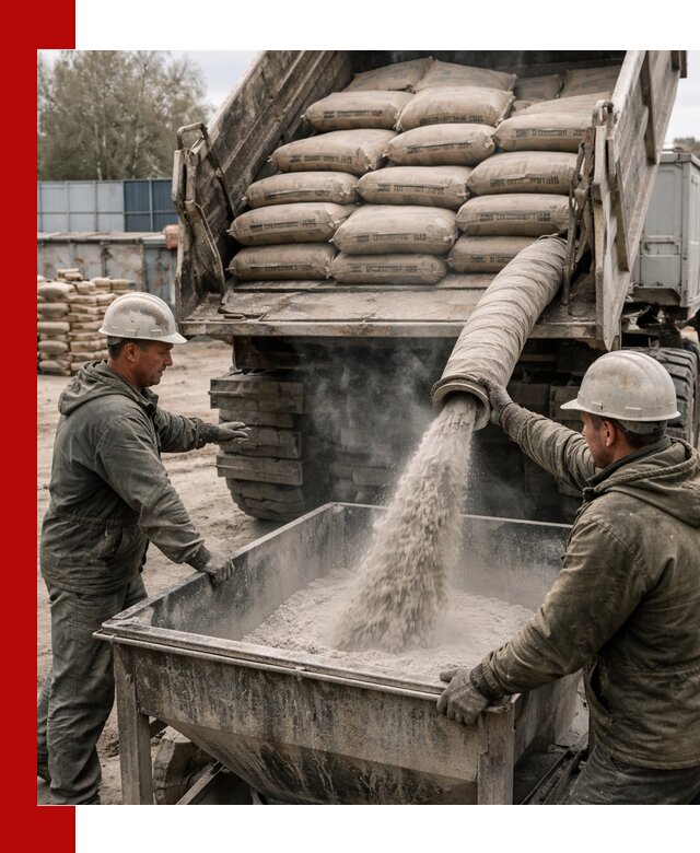 Доставка цемента М400 в Горном-Алтайске оптом и в розницу