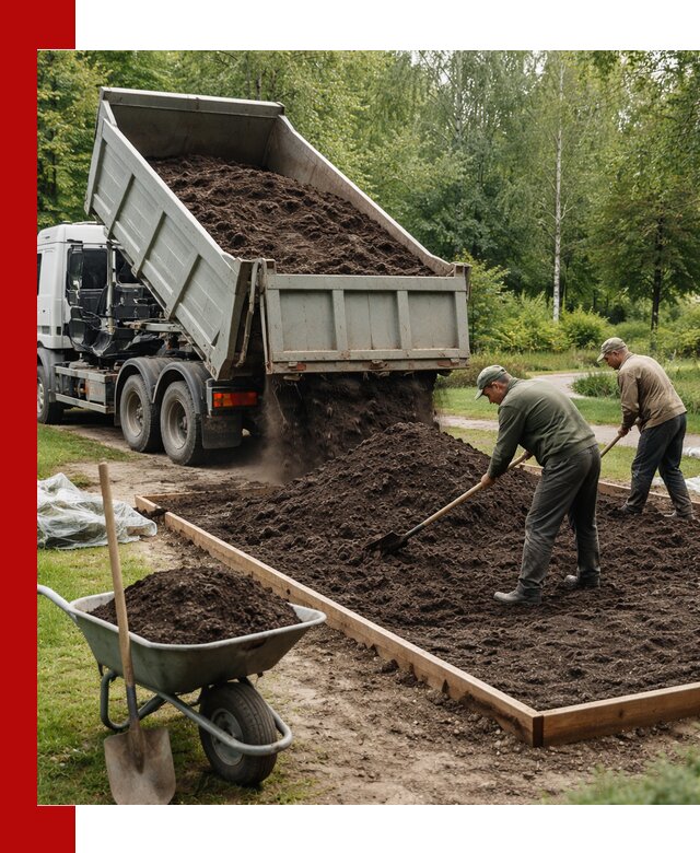 Доставка грунта для озеленения и благоустройства в Горном-Алтайске