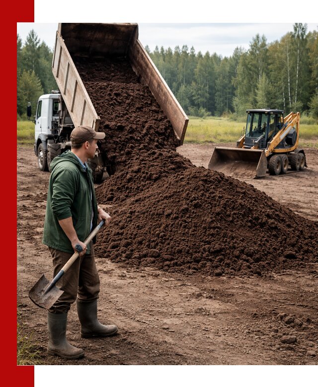 Купить верховой торф с доставкой в Горном-Алтайске для садоводства и растений