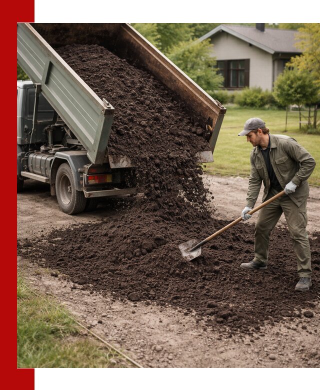 Чернозем для газона с доставкой в Горном-Алтайске быстро и качественно