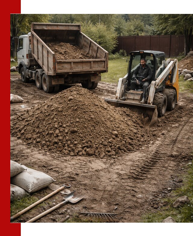 Суглинок для планировки участков в Горном-Алтайске с доставкой и выгрузкой