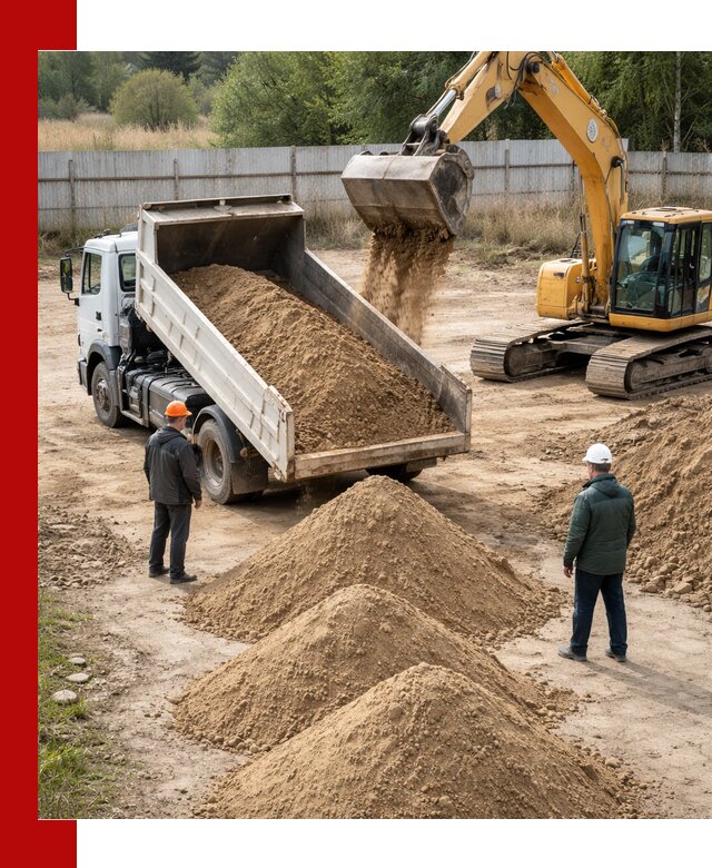 Доставка супеси вагонными и автопартиями в Горном-Алтайске