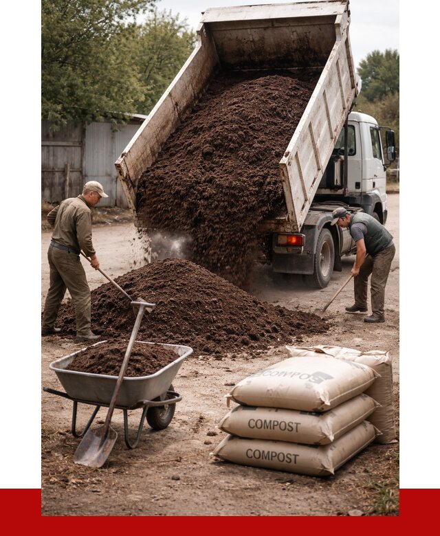 Купить компост в Горном-Алтайске от 4355 р. за куб с доставкой | ПРОНЕРУДГрн