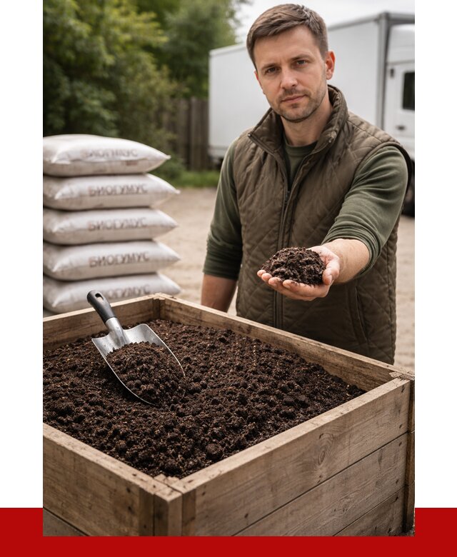 Купить биогумус в Горном-Алтайске с доставкой от 8813 р. за куб | ПРОНЕРУДГрн