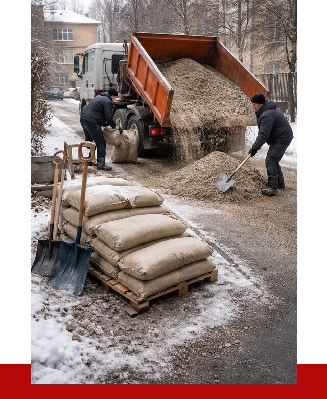 Противогололедные материалы оптом в Горном-Алтайске от 4355 р. | ПРОНЕРУДГрн