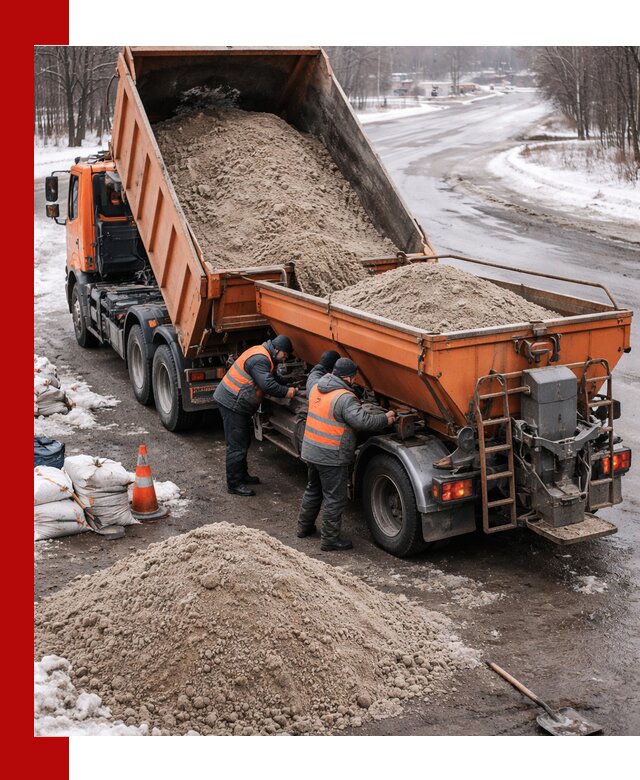 Поставка и вывоз пескосоля в Горном-Алтайске оптом и в розницу