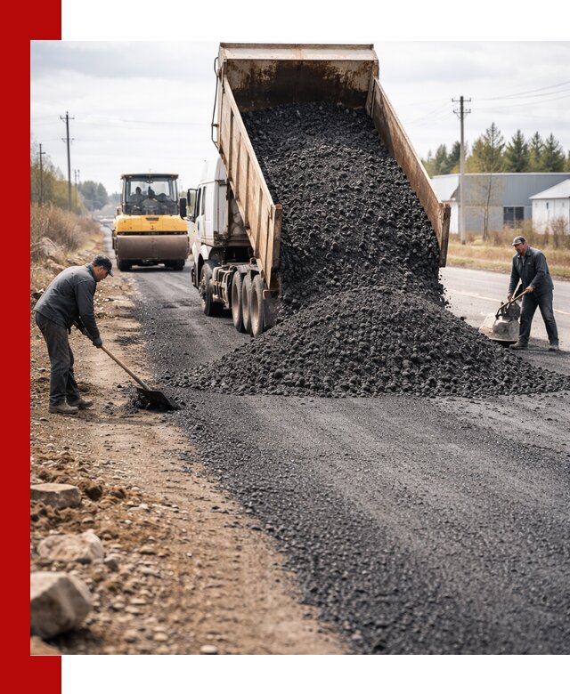 Асфальтовая крошка для дорог в Горном-Алтайске — поставка и доставка