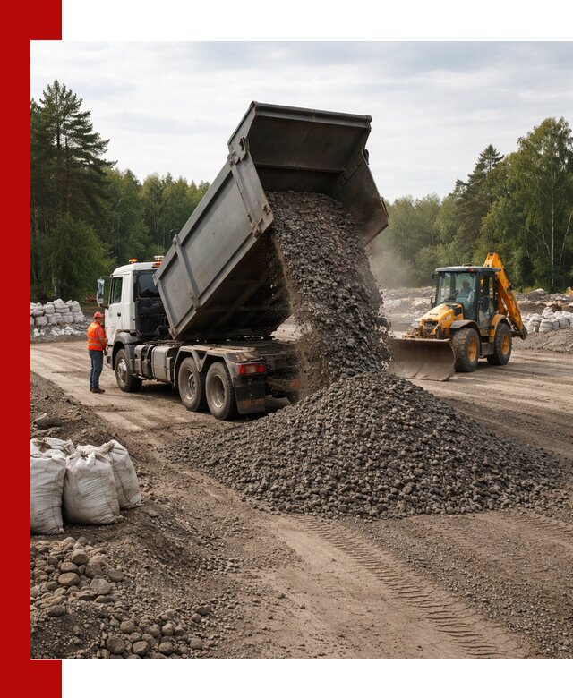 Доставка дробленого асфальта в Горном-Алтайске для дорожных работ