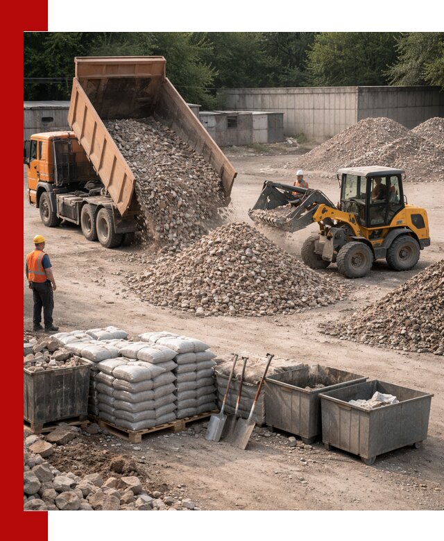 Вторичные материалы для отсыпки в Горном-Алтайске — поставка и доставка