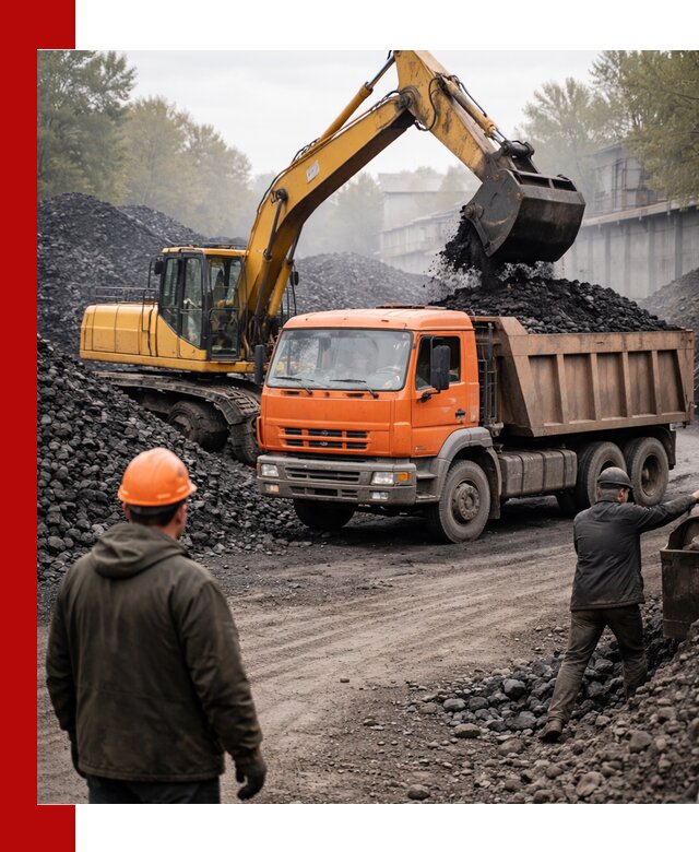 Доставка угля автотранспортом в Горном-Алтайске быстро и выгодно