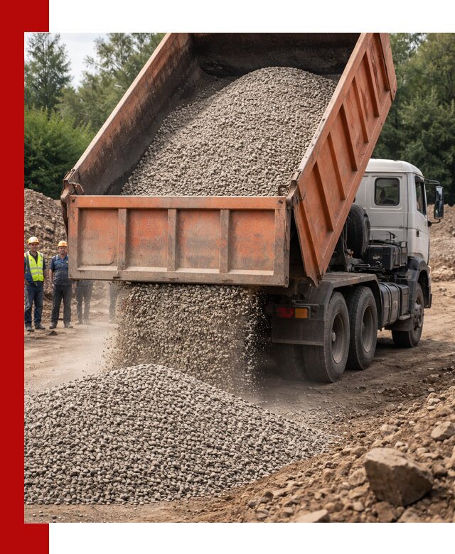 Доставка сыпучих материалов самосвалом в Горном-Алтайске быстро и надежно