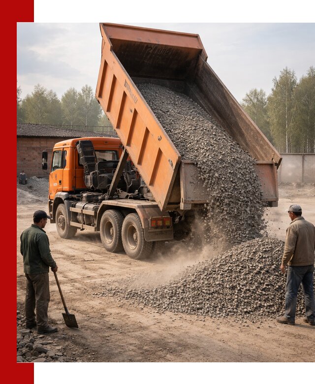 Доставка самосвалом 20 м3 в Горном-Алтайске быстро и надежно